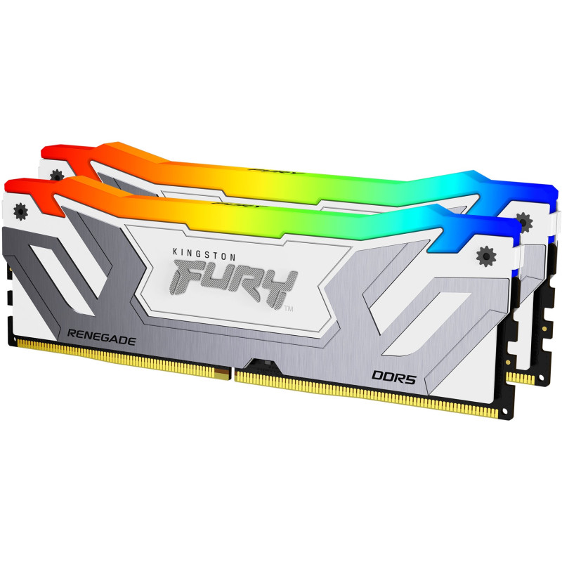 Оперативная память Kingston Fury Renegade White RGB 48GB (2x24) DDR5 8800 MHz (KF588CU42RWAK2-48)