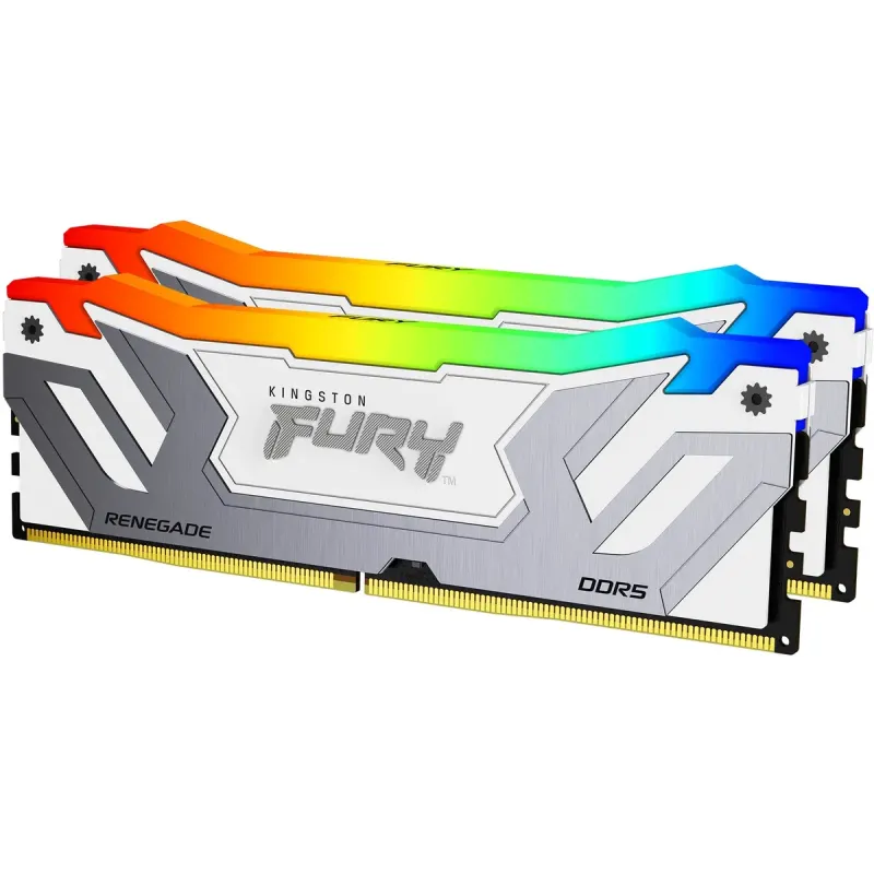 Оперативная память Kingston Fury Renegade White RGB 48GB (2x24) DDR5 8800 MHz (KF588CU42RWAK2-48)