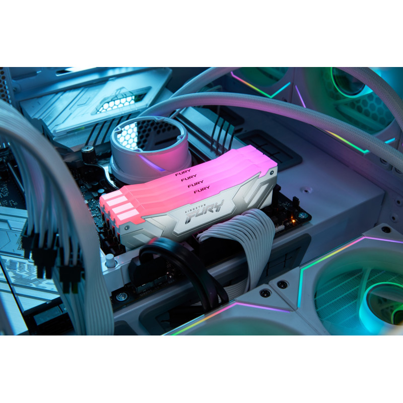 Оперативная память Kingston Fury Renegade White RGB 48GB (2x24) DDR5 8800 MHz (KF588CU42RWAK2-48)