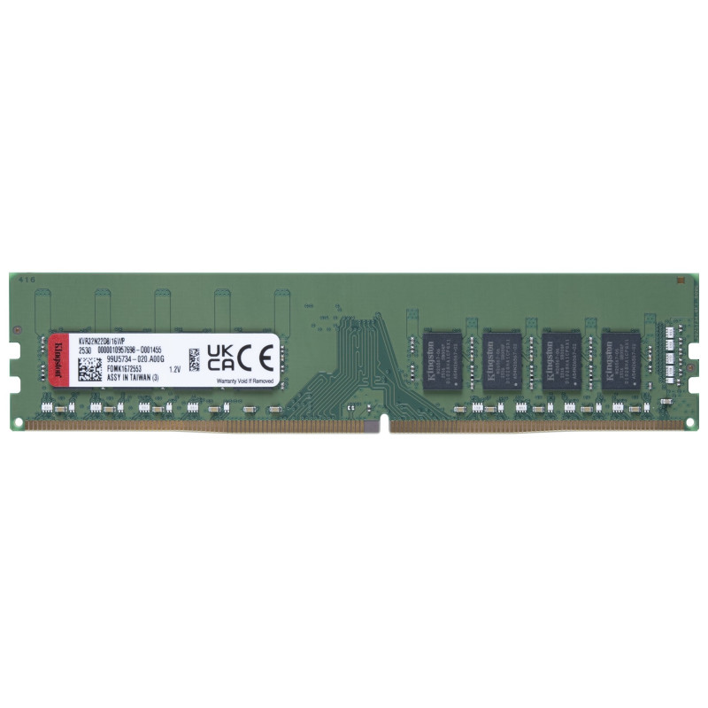 Оперативна пам'ять Kingston ValueRAM DDR4 1x16GB (KVR32N22D8/16WP)
