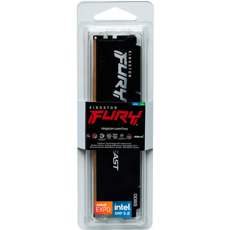 Оперативная память Kingston FURY 64 GB DDR5 5600 MHz Beast Black EXPO (KF556C40BB-64)