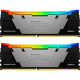 Оперативная память Kingston FURY 32 GB (2x16GB) DDR4 3200 MHz Renegade RGB Black (KF432C16RB12AK2/32)