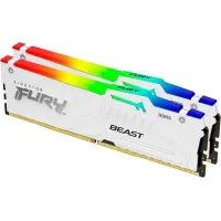 Оперативная память Kingston FURY 16 GB (2x8GB) DDR5 5200 MHz Beast RGB White (KF552C40BWAK2-16)