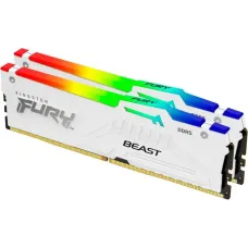Оперативная память Kingston FURY 16 GB (2x8GB) DDR5 5200 MHz Beast RGB White (KF552C40BWAK2-16)