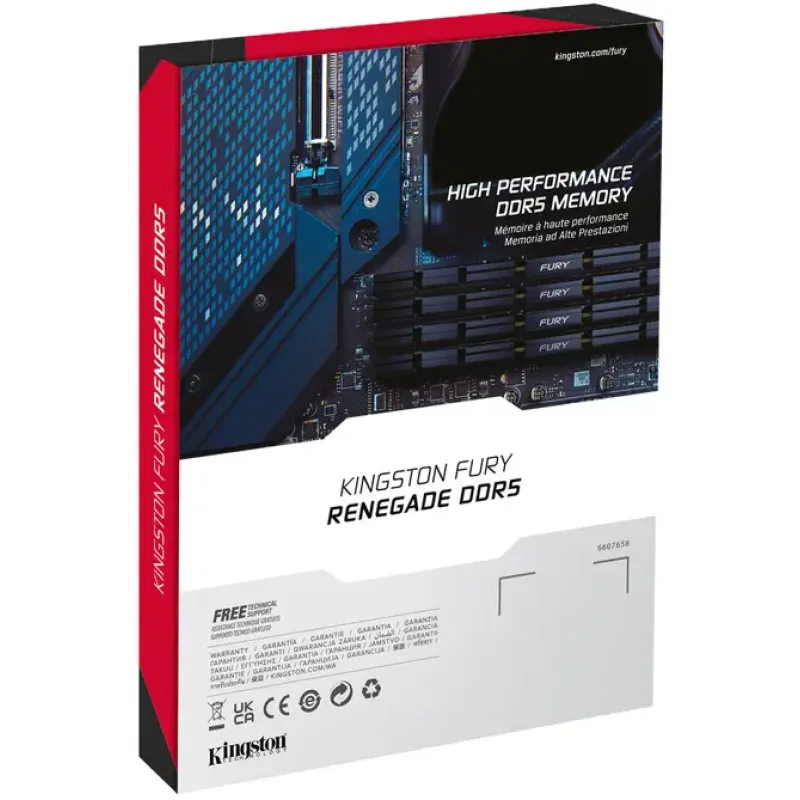 Оперативная память Kingston FURY 48 GB DDR5 6000 MHz Renegade Silver (KF560C32RS-48)