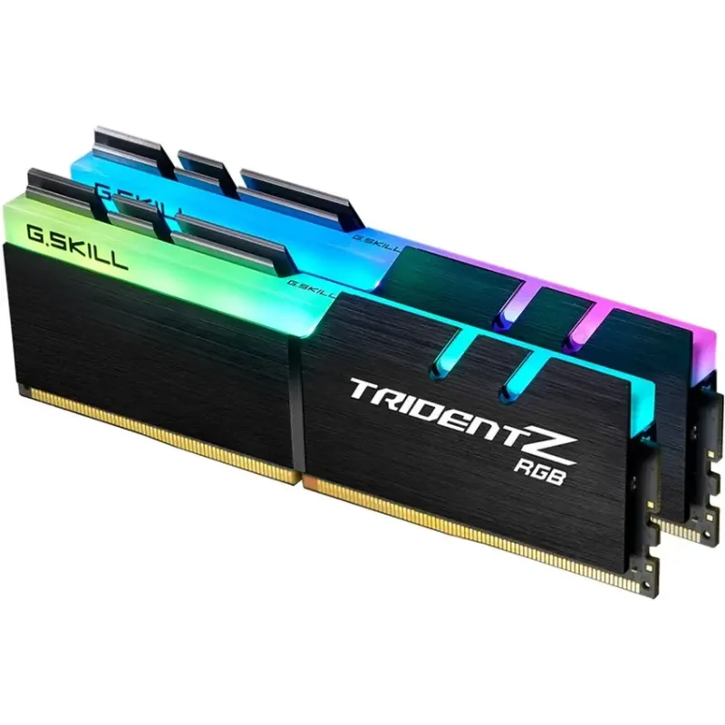 Оперативна пам'ять G.Skill DDR4-3200 16384MB PC4-25600 (Kit of 2x8192) Trident Z RGB Black (F4-3200C16D-16GTZRX)