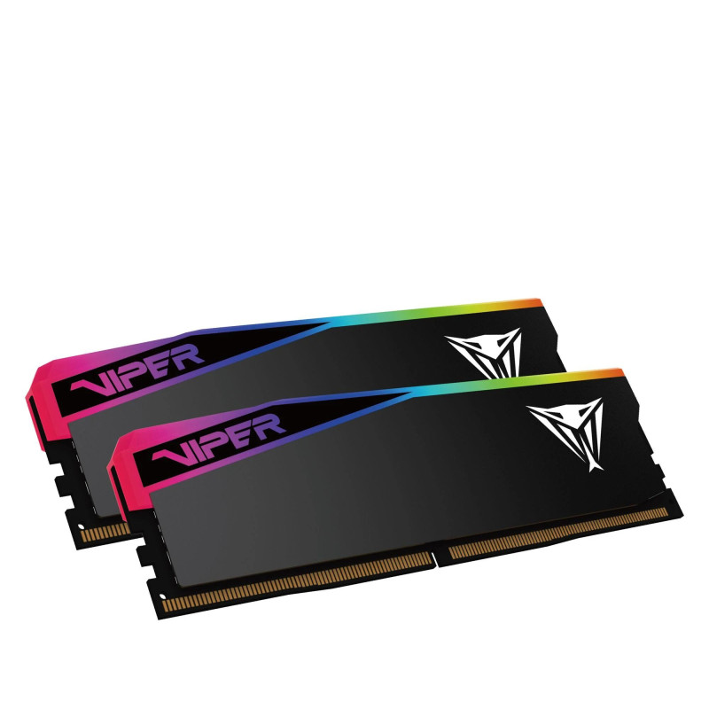 Оперативная память PATRIOT 32 GB (2x16GB) DDR5 6000 MHz Viper Elite 5 Ultra RGB Matte Black (VEUR532G6028K)