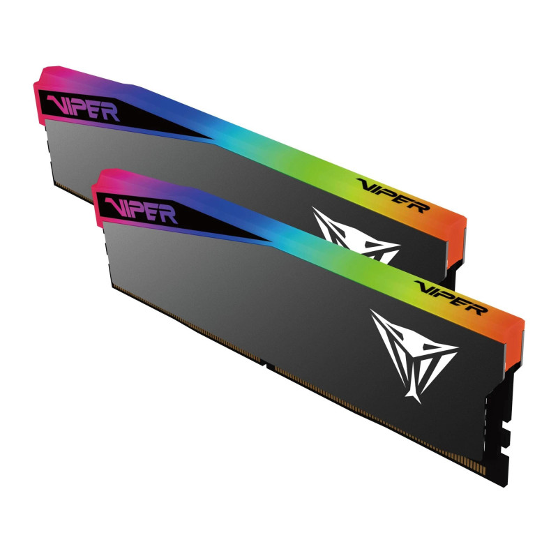 Оперативная память PATRIOT 32 GB (2x16GB) DDR5 6000 MHz Viper Elite 5 Ultra RGB Matte Black (VEUR532G6028K)