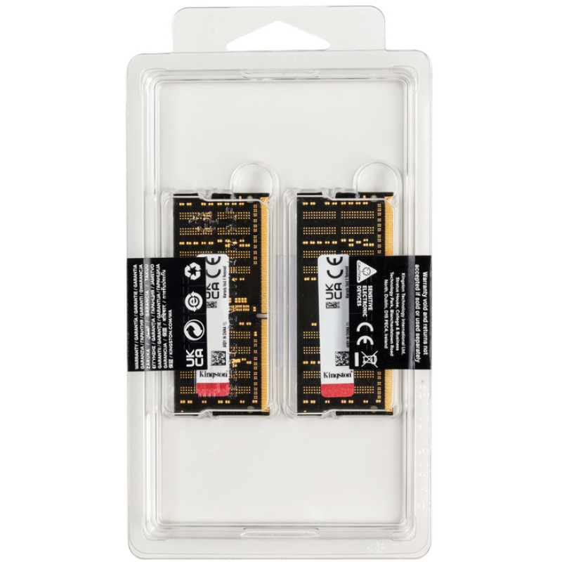 Оперативна пам'ять Kingston FURY 32 GB (2x16GB) SO-DIMM DDR4 3200 MHz Impact (KF432S20IBK2/32)