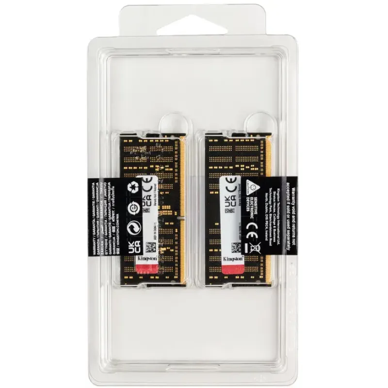 Оперативна пам'ять Kingston FURY 32 GB (2x16GB) SO-DIMM DDR4 3200 MHz Impact (KF432S20IBK2/32)