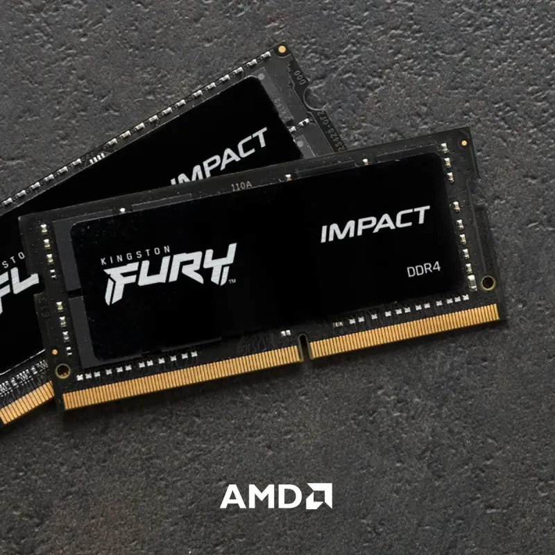 Оперативна пам'ять Kingston FURY 32 GB (2x16GB) SO-DIMM DDR4 3200 MHz Impact (KF432S20IBK2/32)