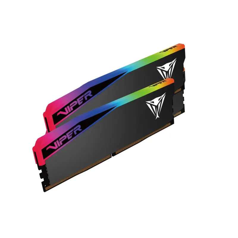 Оперативная память PATRIOT 32 GB (2x16GB) DDR5 6400 MHz Viper Elite 5 Ultra RGB Matte Black (VEUR532G6432K)