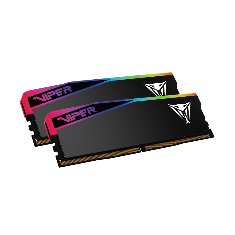 Оперативная память PATRIOT 32 GB (2x16GB) DDR5 6400 MHz Viper Elite 5 Ultra RGB Matte Black (VEUR532G6432K)