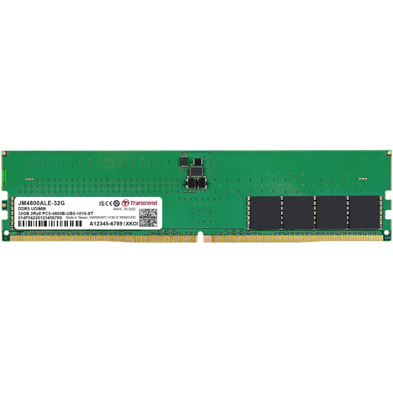 Transcend 32 GB (2x16GB) DDR5 4800 MHz (JM4800ALE-32G)