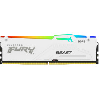 Оперативная память Kingston FURY 16 GB DDR5 6400 MHz Beast RGB EXPO White (KF564C32BWEA-16)