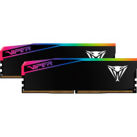 Оперативная память PATRIOT 64 GB (2x32GB) DDR5 6400 MHz Viper Elite 5 Ultra RGB Matte Black (VEUR564G6432K)
