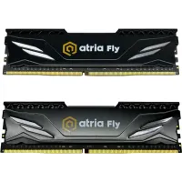 Оперативна пам'ять ATRIA 32 GB (2x16GB) DDR4 3200 MHz Fly Black (UAT43200CL18BK2/32)
