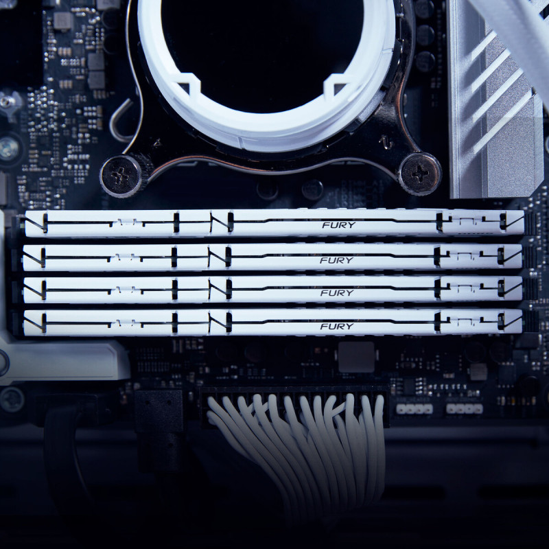 Оперативная память Kingston FURY 16 GB DDR5 6400 MHz Beast White (KF564C32BW-16)