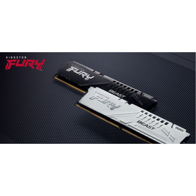 Оперативная память Kingston FURY 16 GB DDR5 6400 MHz Beast White (KF564C32BW-16)