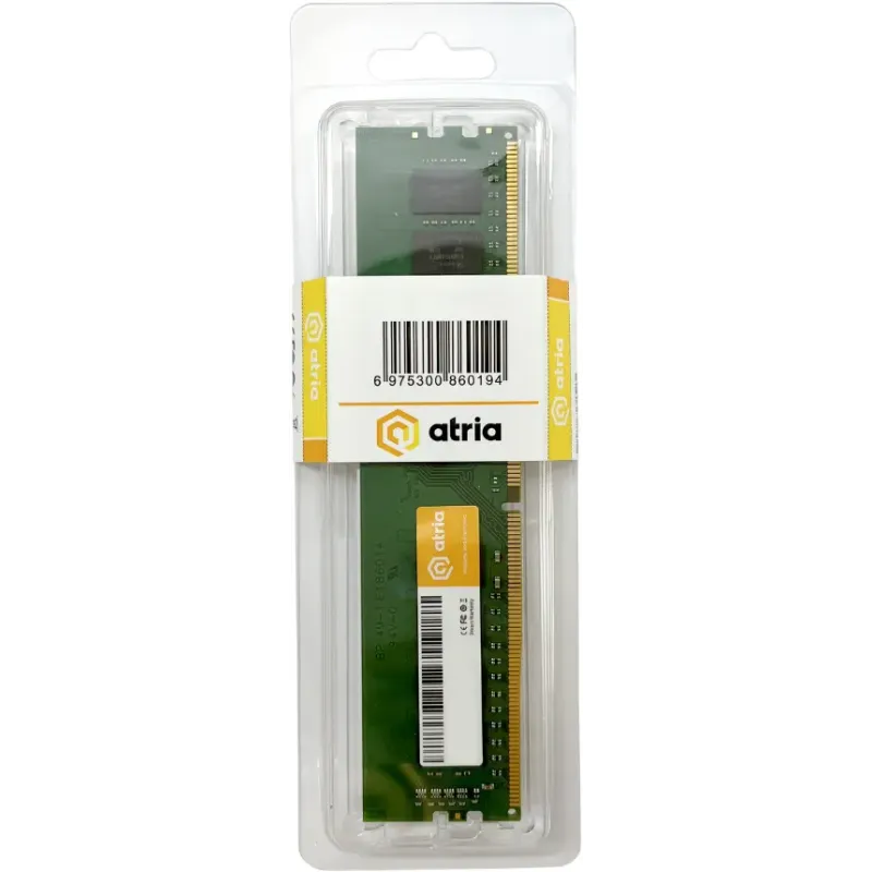 Оперативна пам'ять ATRIA 16 GB DDR4 3200 MHz (UAT43200CL22K1/16)