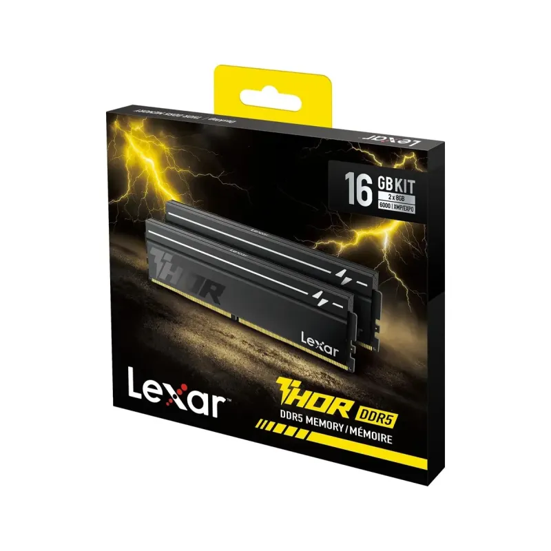 Оперативна пам'ять Lexar 16 GB (2x8GB) DDR5 6000 MHz Thor (LD5U08G60C380V-RGD)