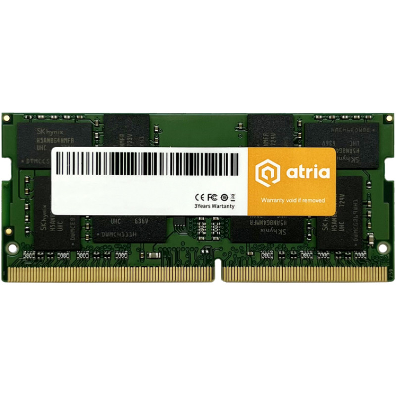 ATRIA 8 GB SO-DIMM DDR4 3200 MHz (UAT43200CL22SK1/8)