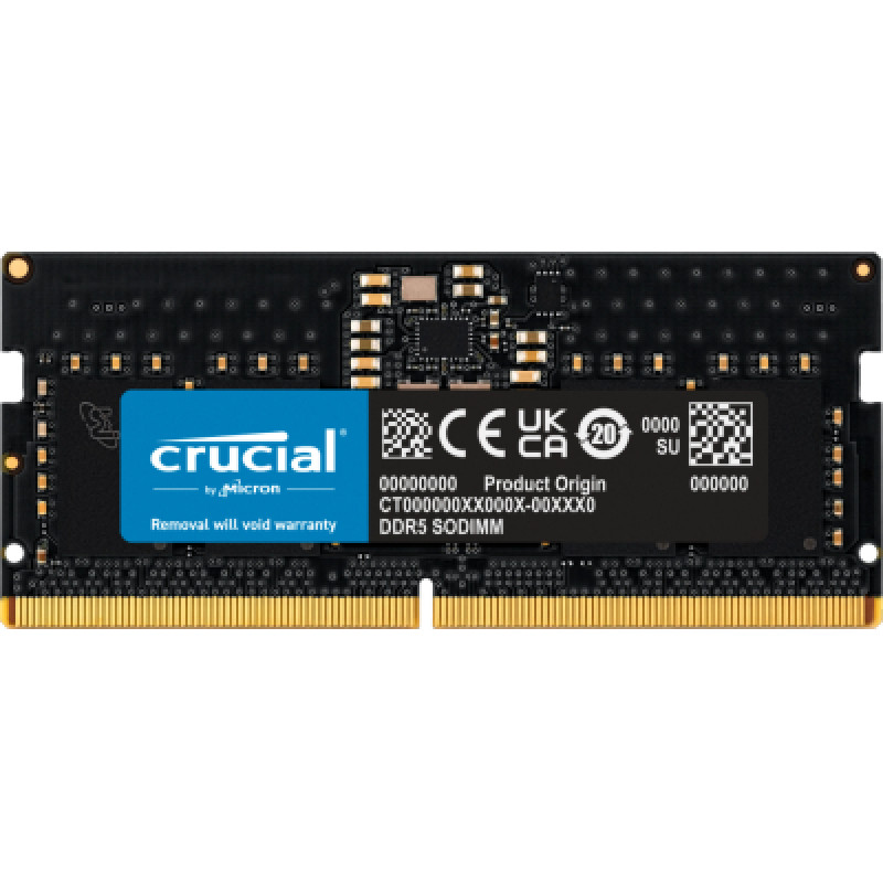 Оперативная память Crucial 8 GB SO-DIMM DDR5 5200 MHz (CT8G52C42S5)