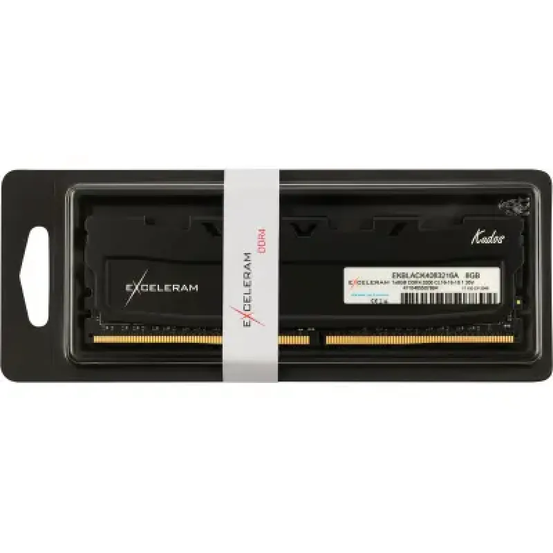 Оперативна пам'ять Exceleram 8 GB DDR4 3200 MHz Kudos Black (EKBLACK4083216A)