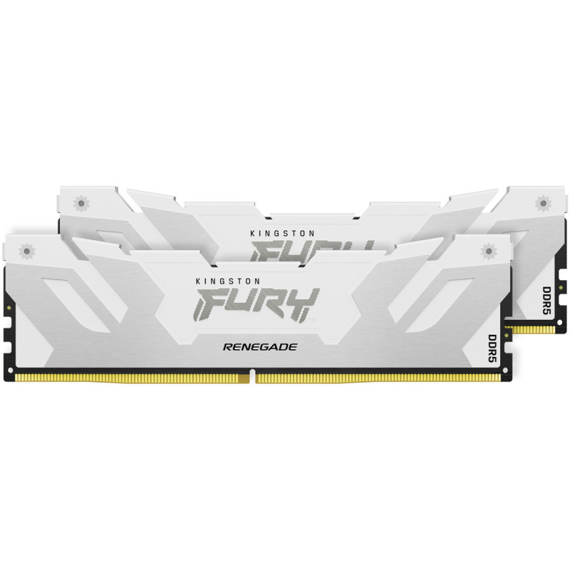 Оперативная память Kingston FURY 32 GB (2x16GB) DDR5 7200 MHz Renegade Silver/White (KF572C38RWK2-32)