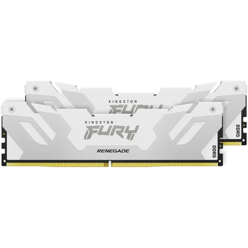 Оперативна пам'ять Kingston FURY 32 GB (2x16 GB) DDR5 7200 MHz Renegade Silver/White (KF572C38RWK2-32)