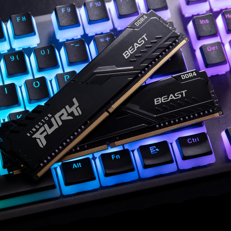 Kingston FURY 8 GB DDR4 3600 MHz Beast Black (KF436C17BB/8)