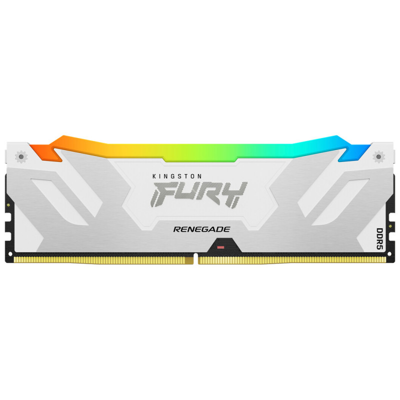 Оперативная память Kingston FURY 32 GB (2x16GB) DDR5 7600 MHz Renegade Silver/White RGB (KF576C38RWAK2-32)