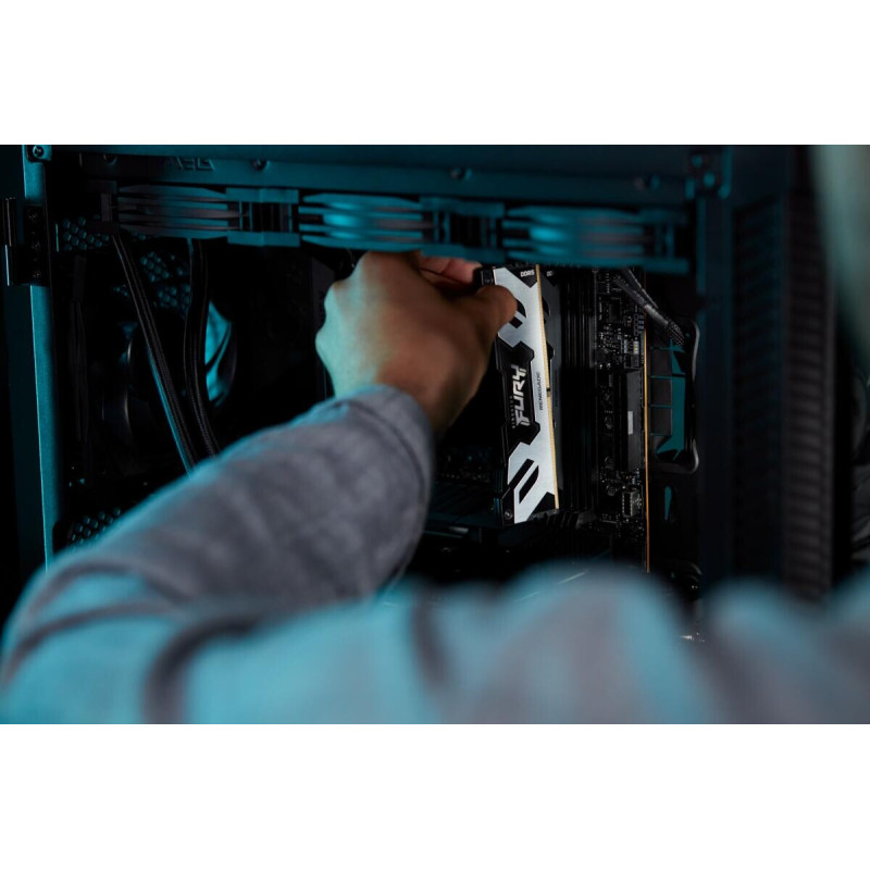 Оперативная память Kingston FURY 64 GB (2x32GB) DDR5 6400 MHz Renegade Silver/Black (KF564C32RSK2-64)