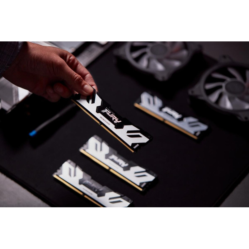 Оперативная память Kingston FURY 64 GB (2x32GB) DDR5 6400 MHz Renegade Silver/Black (KF564C32RSK2-64)