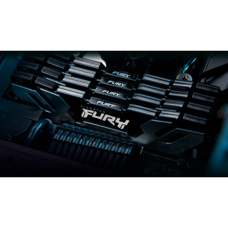 Оперативная память Kingston FURY 64 GB (2x32GB) DDR5 6400 MHz Renegade Silver/Black (KF564C32RSK2-64)