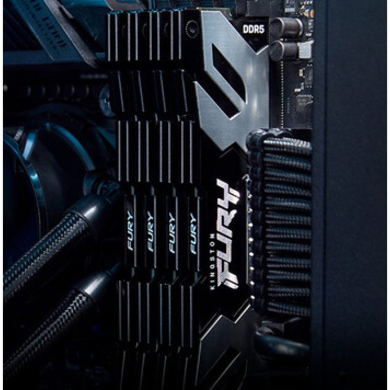 Оперативная память Kingston FURY 64 GB (2x32GB) DDR5 6400 MHz Renegade Silver/Black (KF564C32RSK2-64)