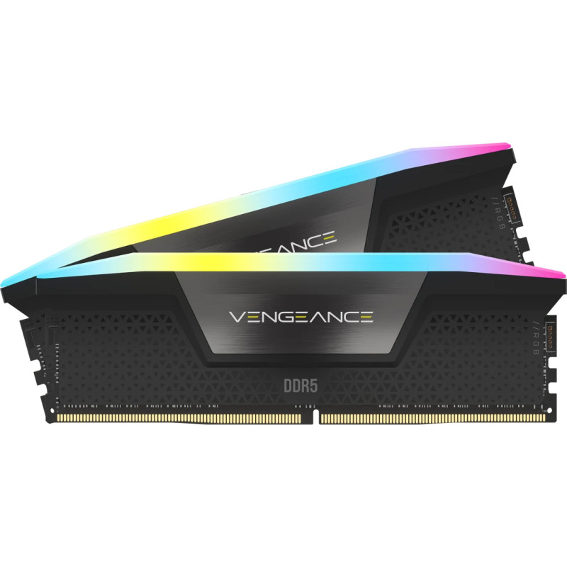 Оперативная память Corsair 32 GB (2x16GB) DDR5 6800 MHz Vengeance RGB Black (CMH32GX5M2B6800C40)