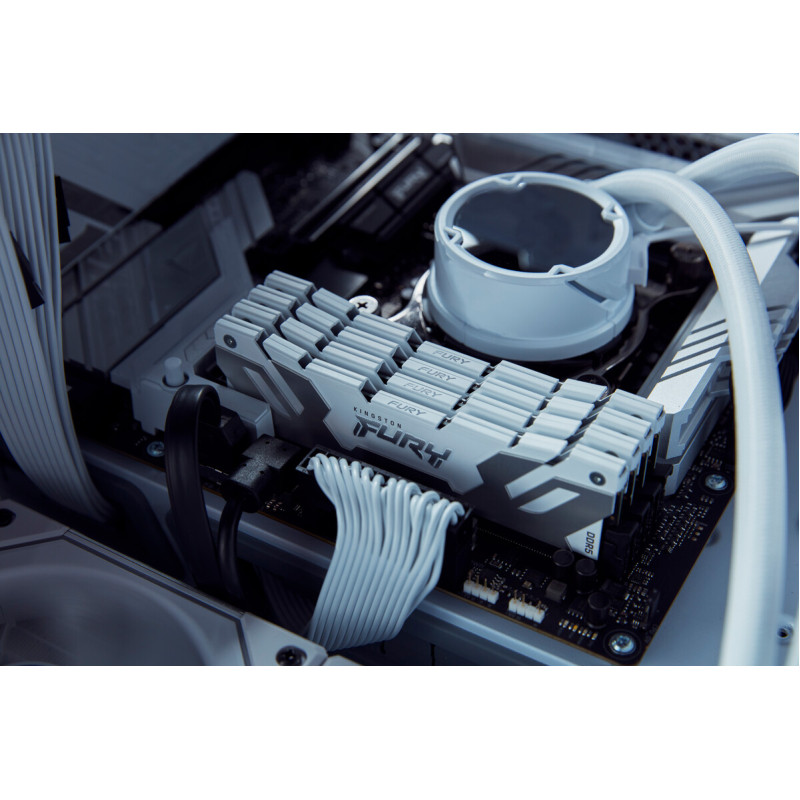 Оперативная память Kingston FURY 32 GB (2x16GB) DDR5 8000 MHz Renegade White/Silver (KF580C38RWK2-32)