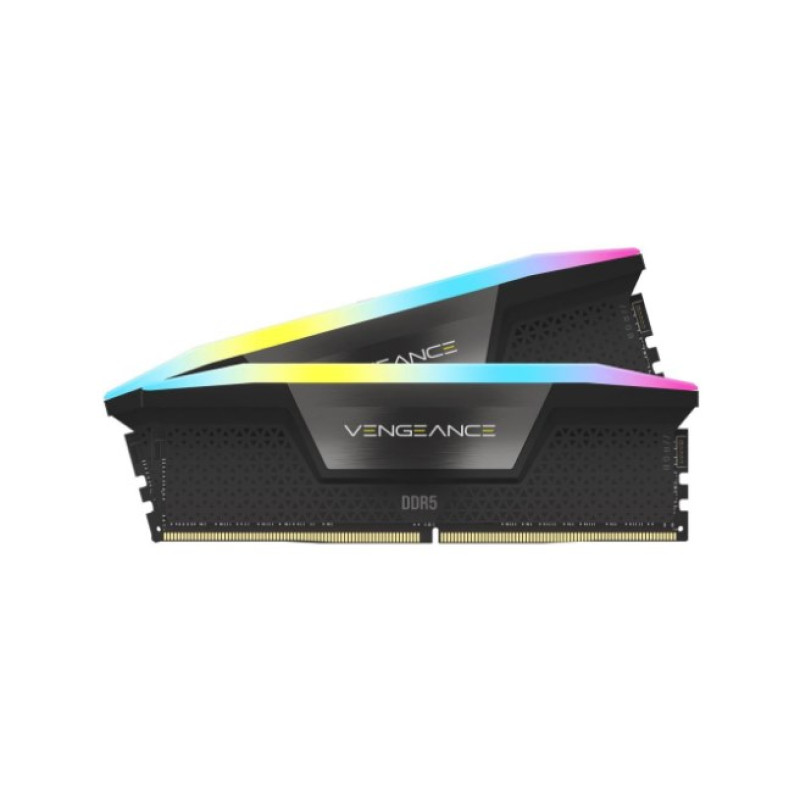 Оперативная память Corsair 32 GB (2x16GB) DDR5 5600 MHz Vengeance RGB AMD EXPO (CMH32GX5M2B5600Z36K)