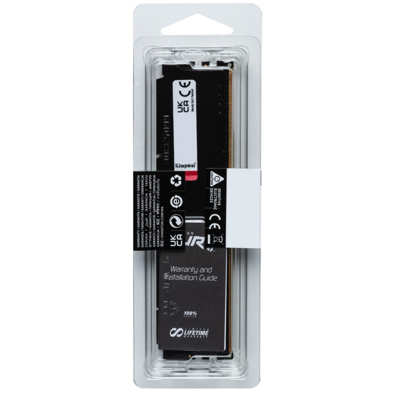Оперативная память Kingston FURY 8 GB DDR5 6000 MHz Beast Black EXPO (KF560C36BBE-8)