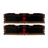 Оперативная память GOODRAM 32 GB (2x16GB) DDR4 3200 MHz Iridium X Black (IRK-HX32D464L16A/32GDC)