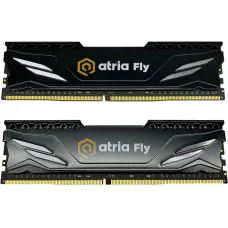 Оперативна пам'ять ATRIA 16 GB (2x8GB) DDR4 3200 MHz Fly Black (UAT43200CL18BK2/16)