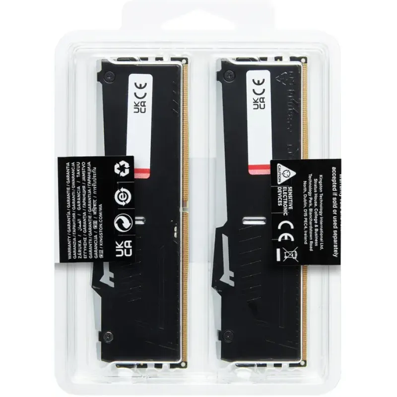 Оперативна пам'ять Kingston FURY 32 GB (2x16GB) DDR5 6000 MHz Beast RGB EXPO (KF560C30BBEAK2-32)