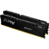 Оперативна пам'ять Kingston FURY 64 GB (2x32GB) DDR5 6000 MHz Beast (KF560C30BBK2-64)