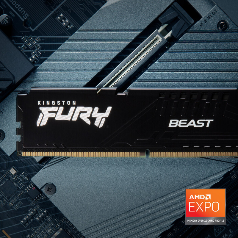 Оперативная память Kingston FURY 32 GB (2x16GB) DDR5 6000 MHz Beast EXPO (KF560C30BBEK2-32)