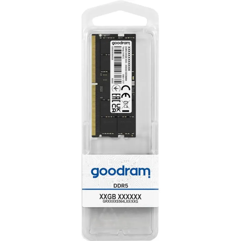 Оперативна пам'ять GOODRAM 8 GB SO-DIMM DDR5 5600 MHz (GR5600S564L46S/8G)