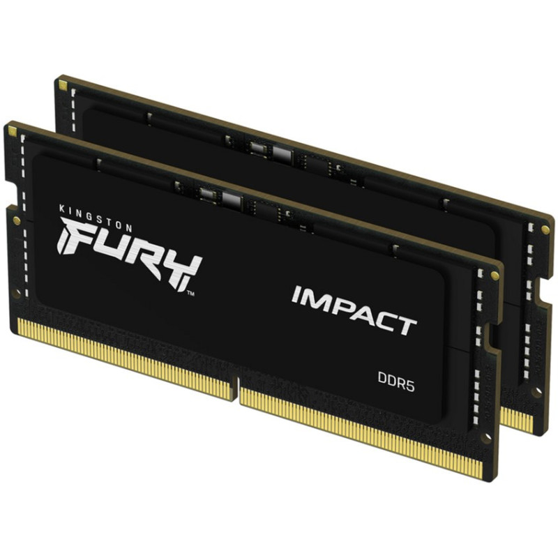 Kingston FURY 32 GB (2x16GB) SO-DIMM DDR5 4800 MHz Impact (KF548S38IBK2-32)