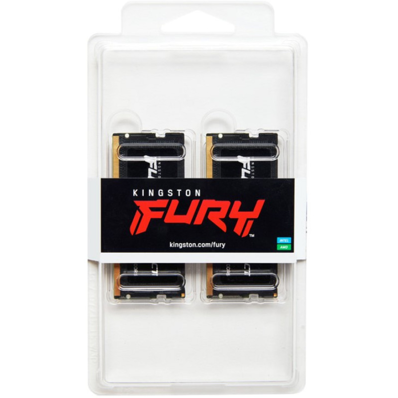 Kingston FURY 32 GB (2x16GB) SO-DIMM DDR5 4800 MHz Impact (KF548S38IBK2-32)