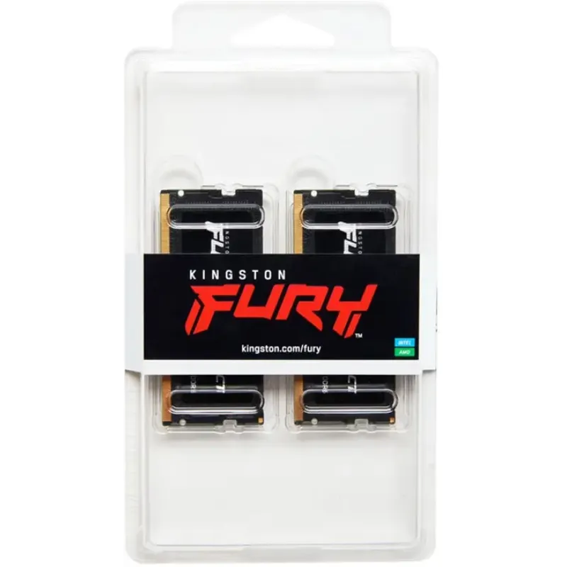 Оперативна пам'ять Kingston FURY 32 GB (2x16GB) SO-DIMM DDR5 4800 MHz Impact (KF548S38IBK2-32)