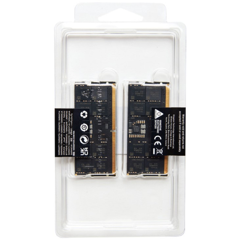 Kingston FURY 32 GB (2x16GB) SO-DIMM DDR5 4800 MHz Impact (KF548S38IBK2-32)
